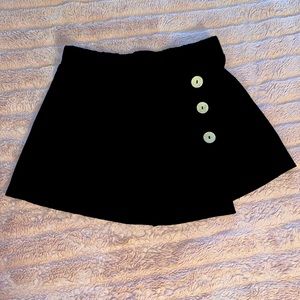 black skorts